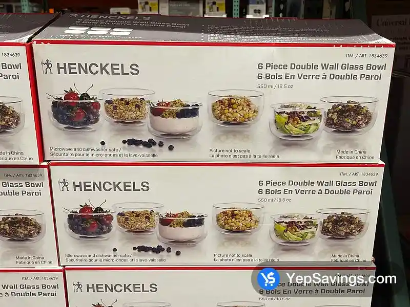 HENCKELS DOUBLE WALLED BOWLS