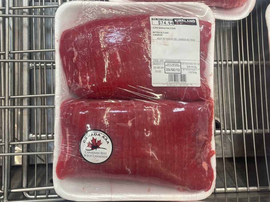 Flank Marinating Steak