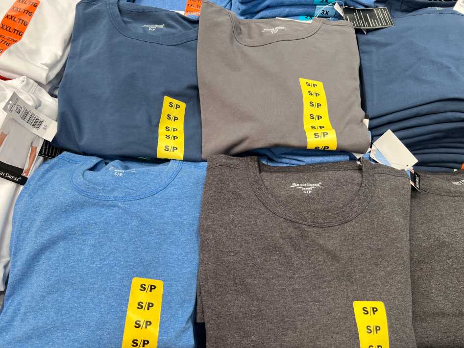 costco rough dress t shirts Rough Dress Men's Long Sleeve Basic T-Shirt