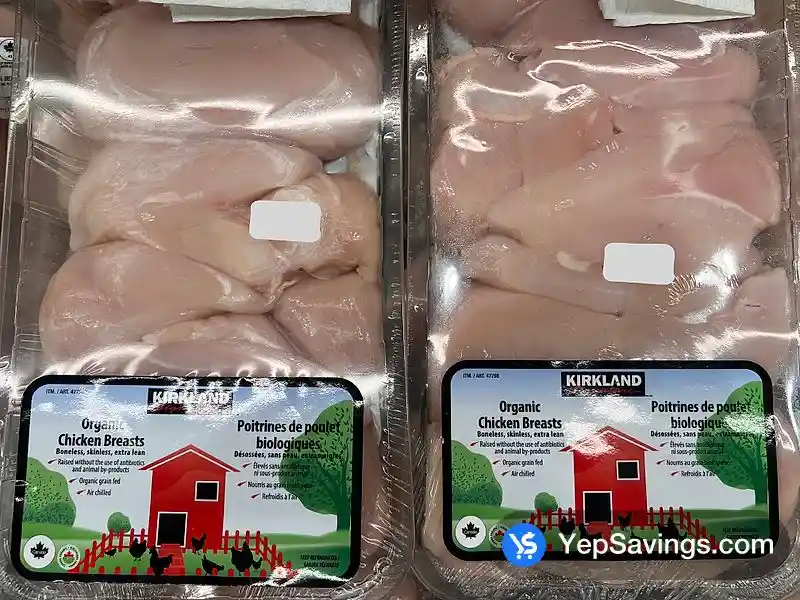 ORGANIC BONELESS CHICKEN BREASTS