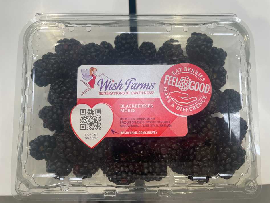 BLACKBERRIES PRODUCT OF USA