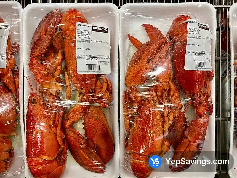 WHOLE COOKED LOBSTER PREVIOUSLY FROZEN