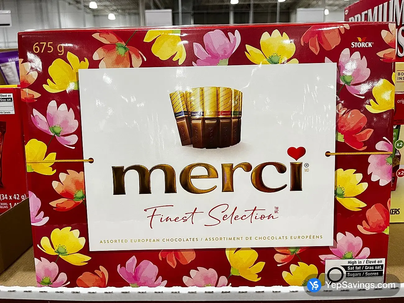 Merci Spring Edition COSTCO MERCI CHOCOLATE SPRING BOX 675 g (ITM 2113441)