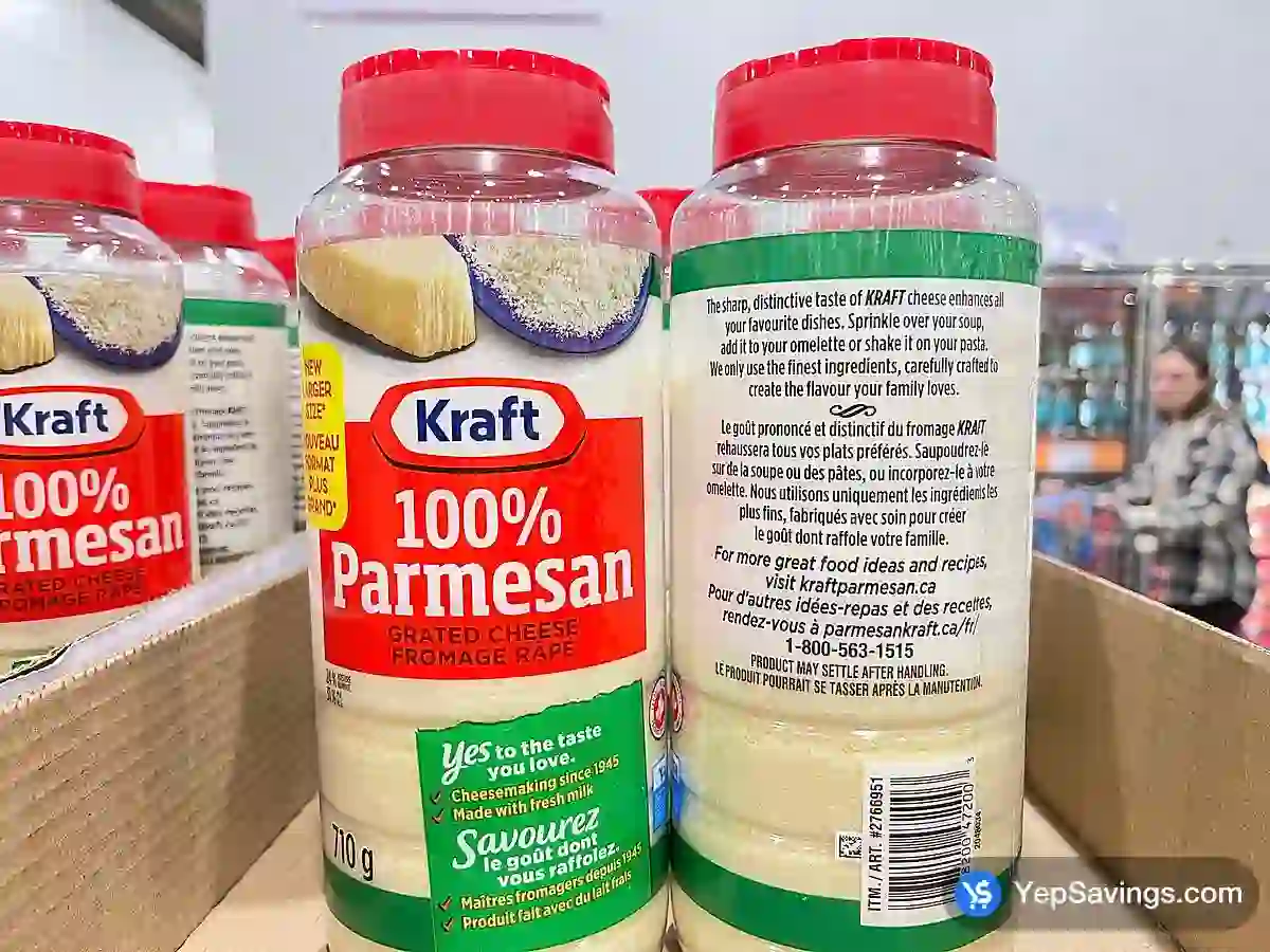 KRAFT GRATED PARMESAN CHEESE