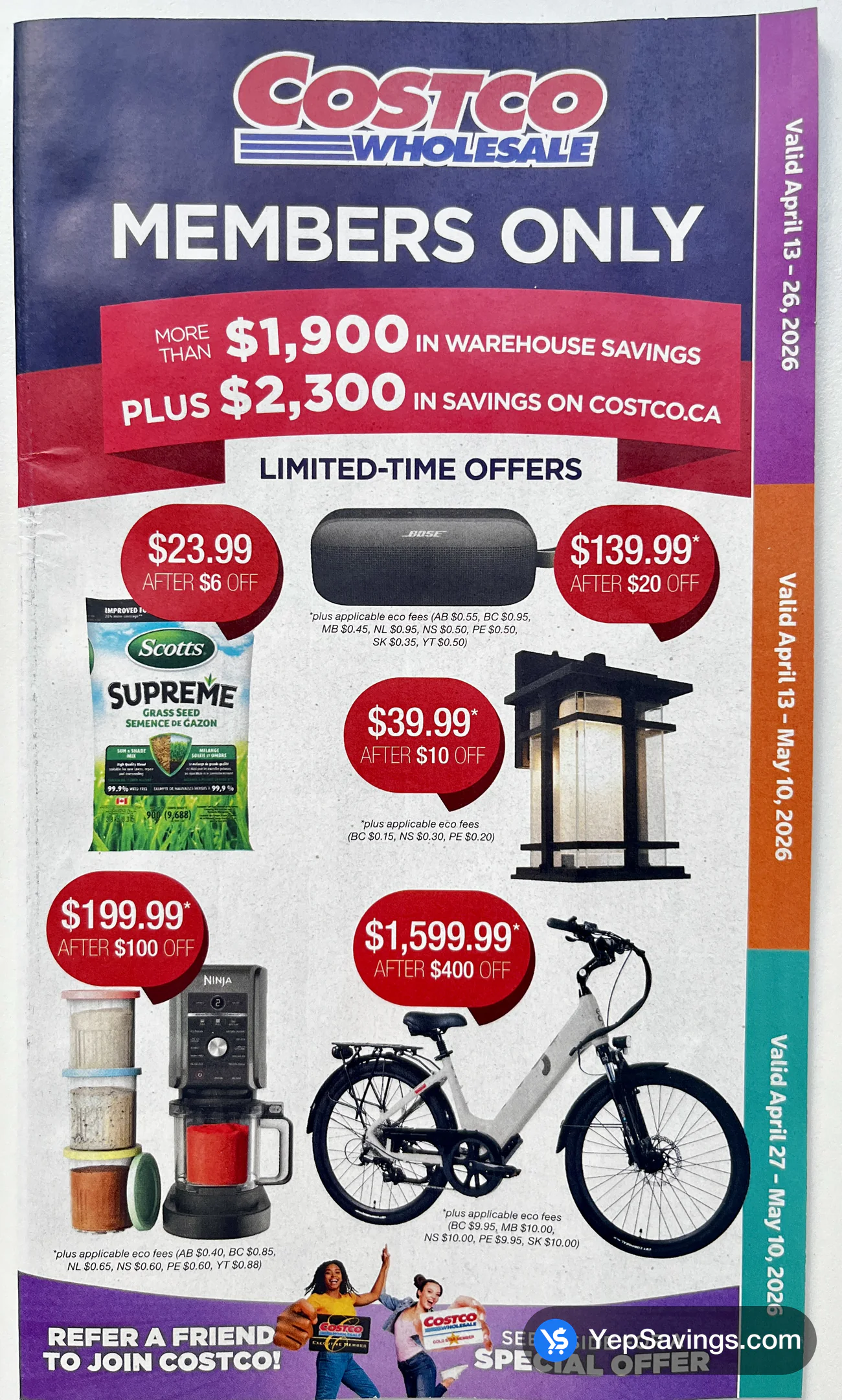 Costco flyer April 13 to May 10, 2026