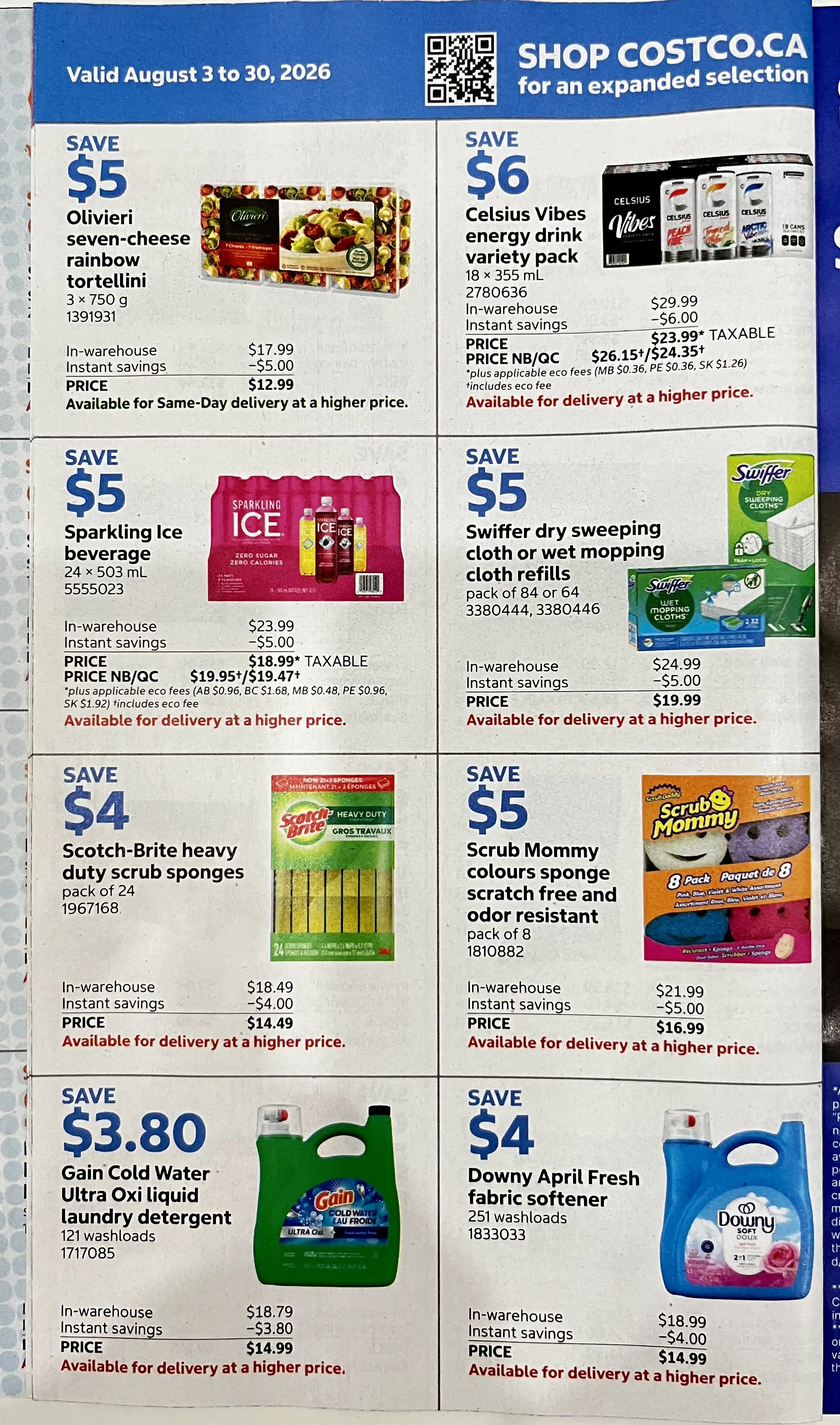Costco flyer page 8