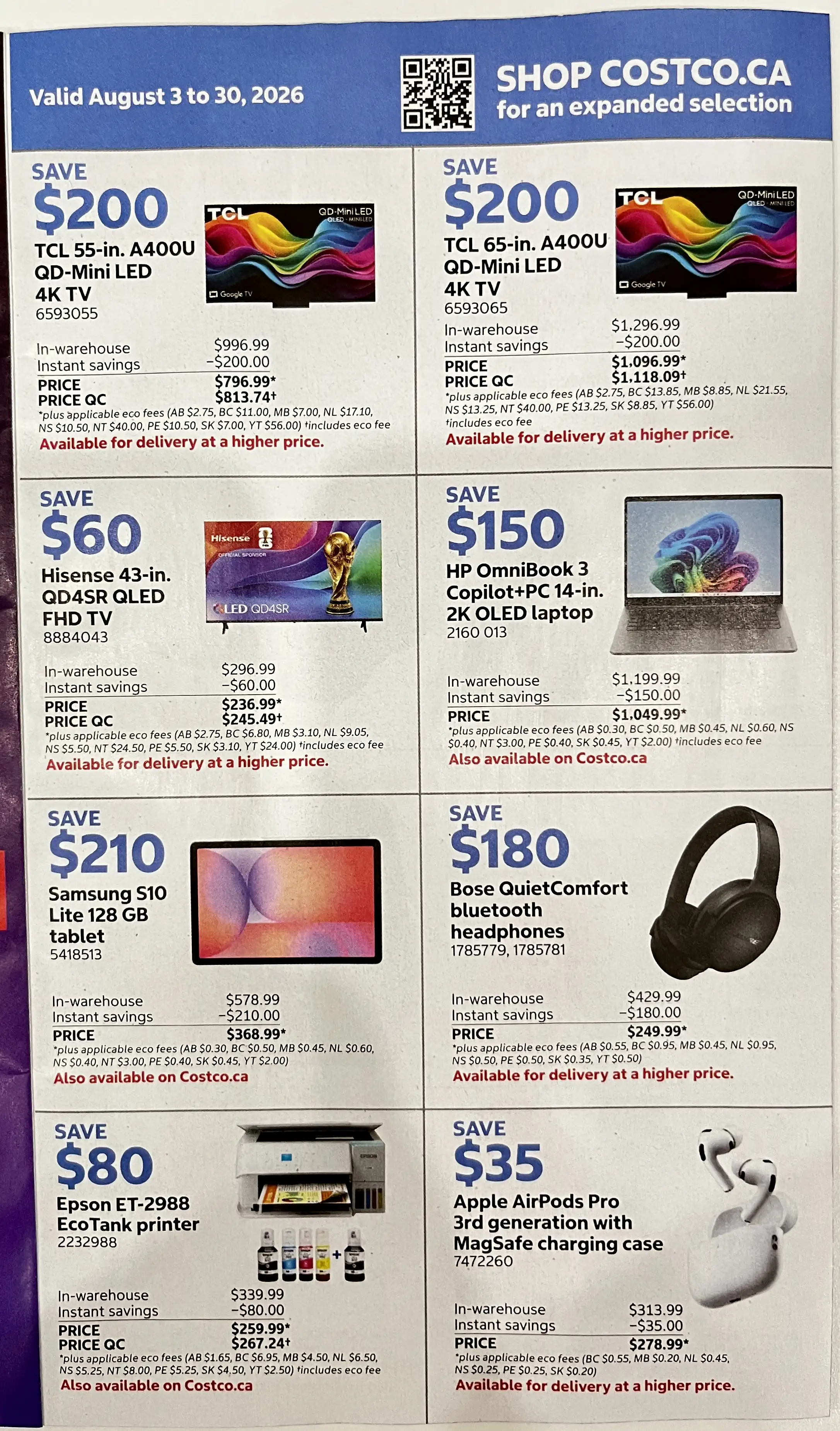 Costco flyer page 2