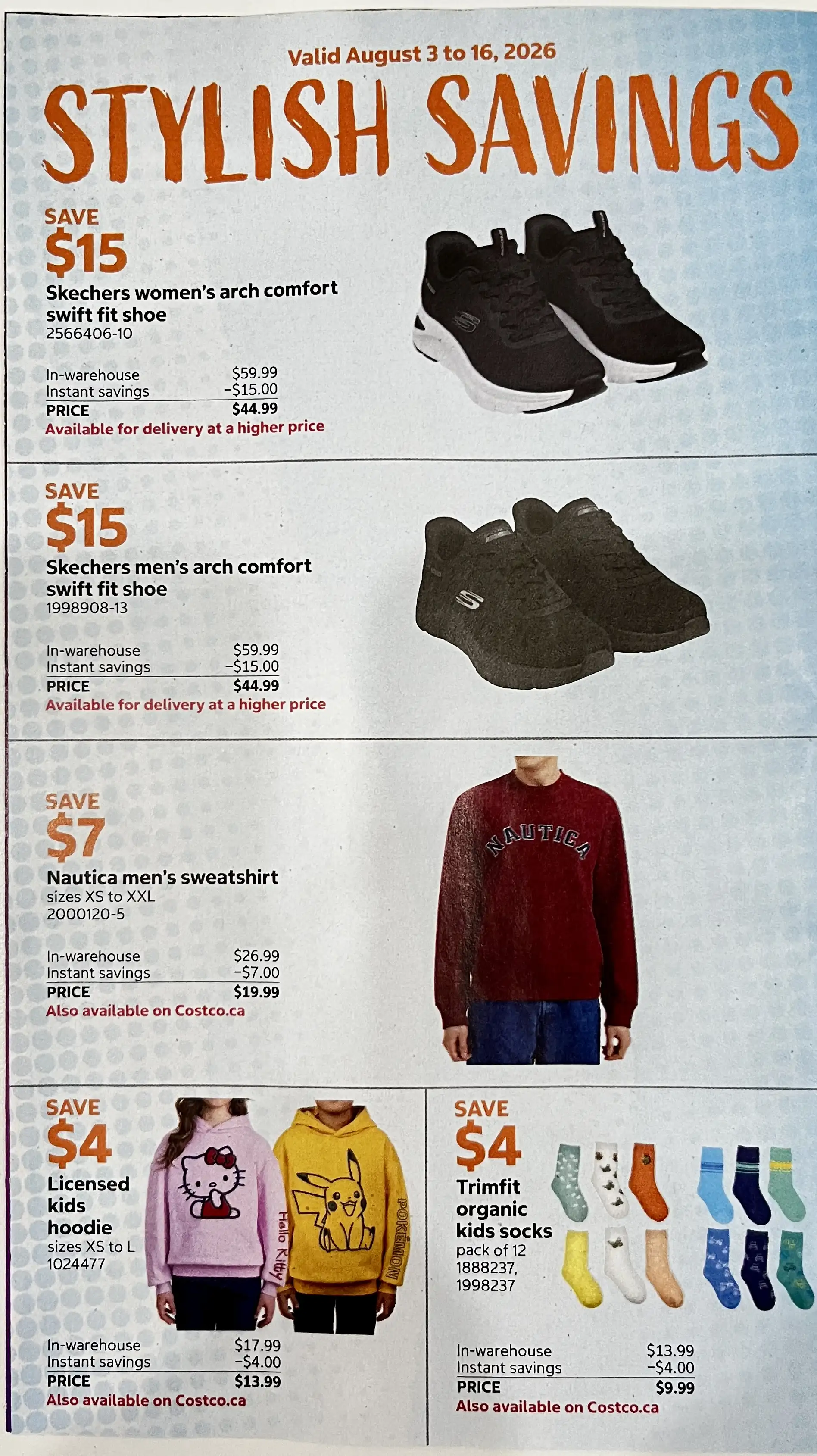 Costco flyer page 1