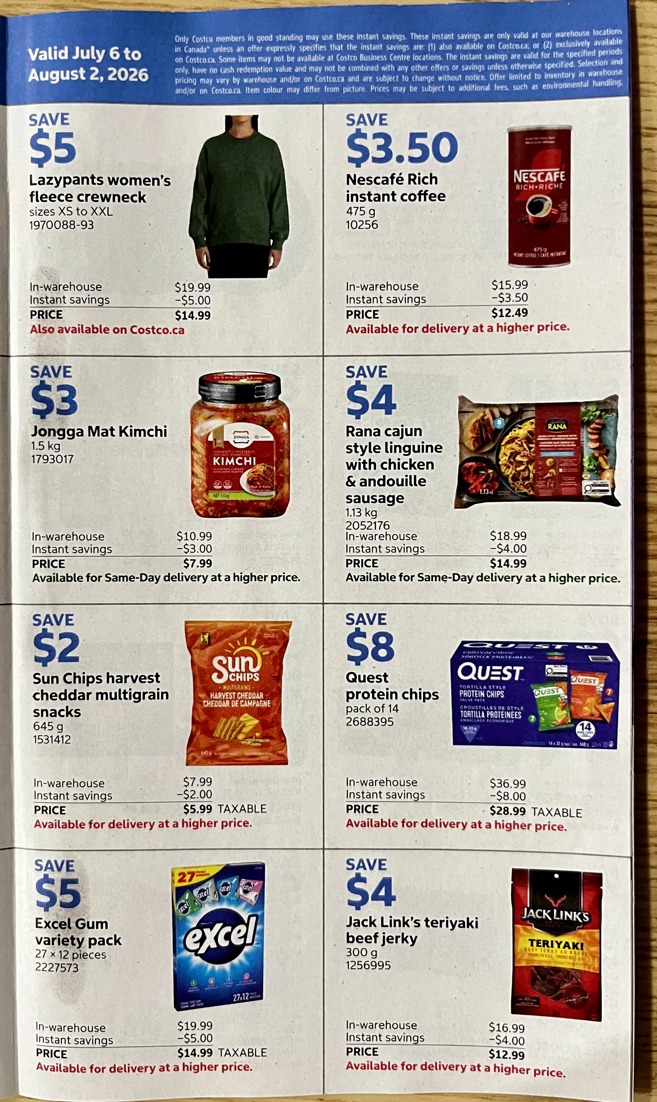 Costco flyer page 8
