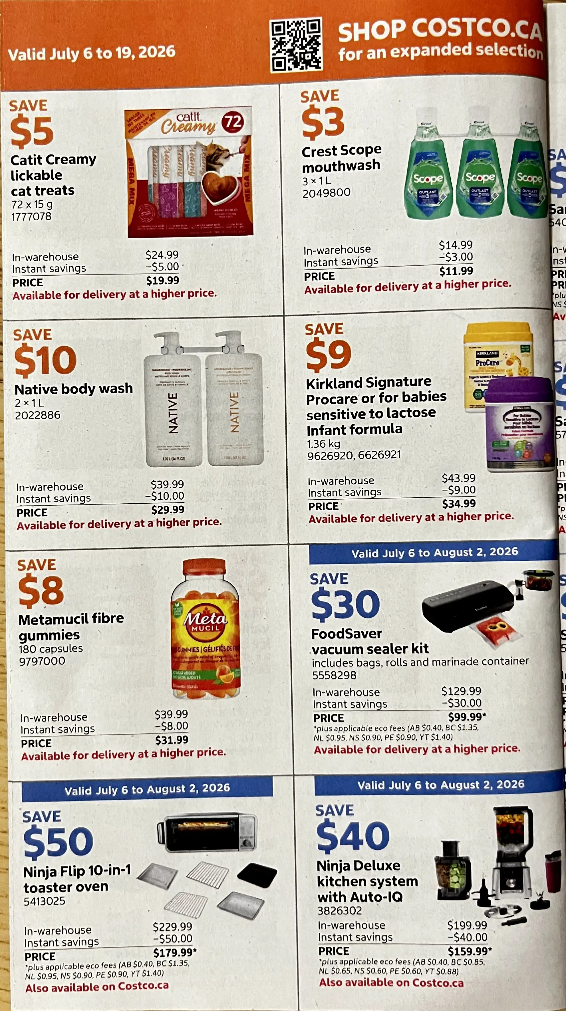 Costco flyer page 3