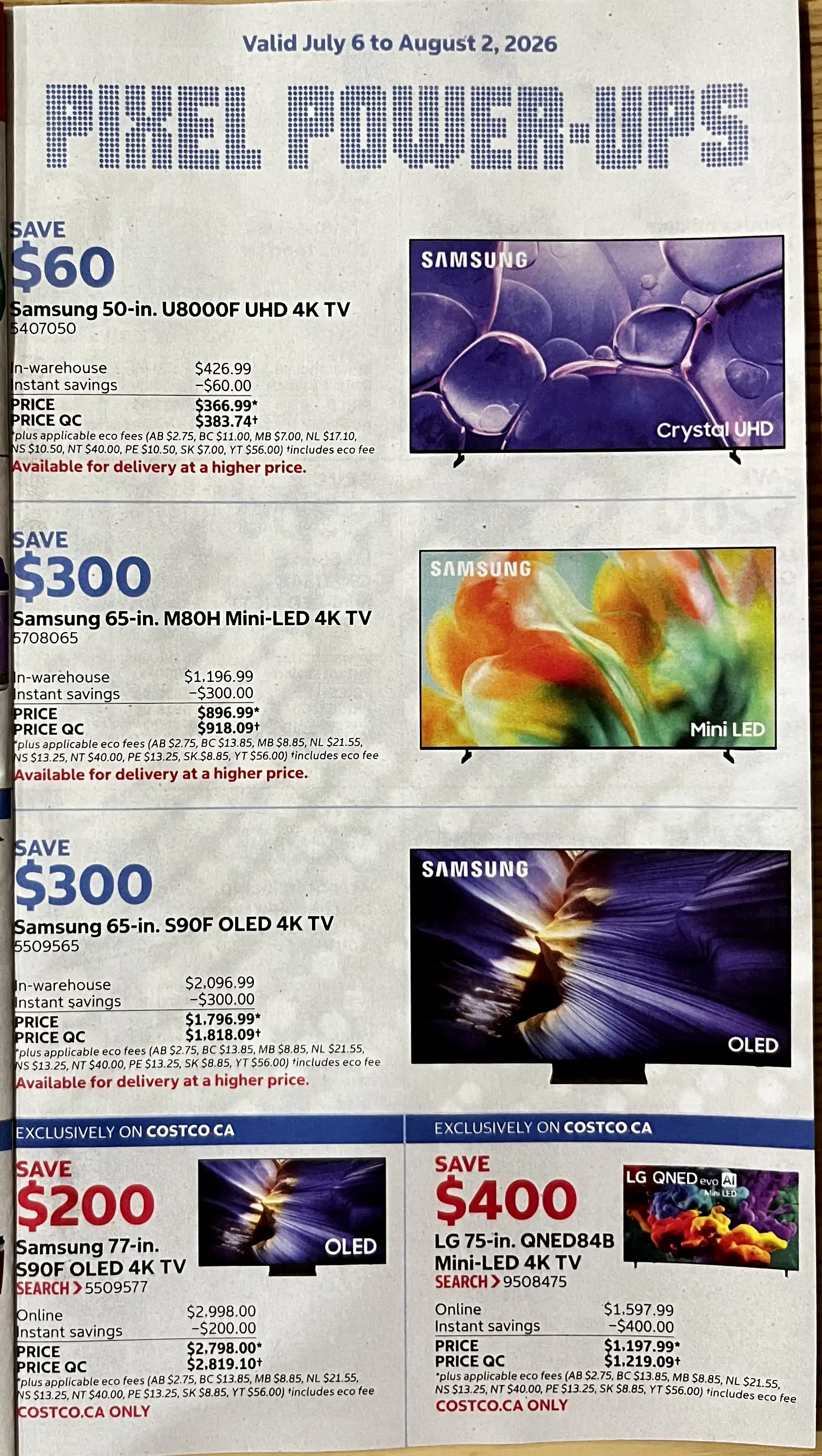 Costco flyer page 2