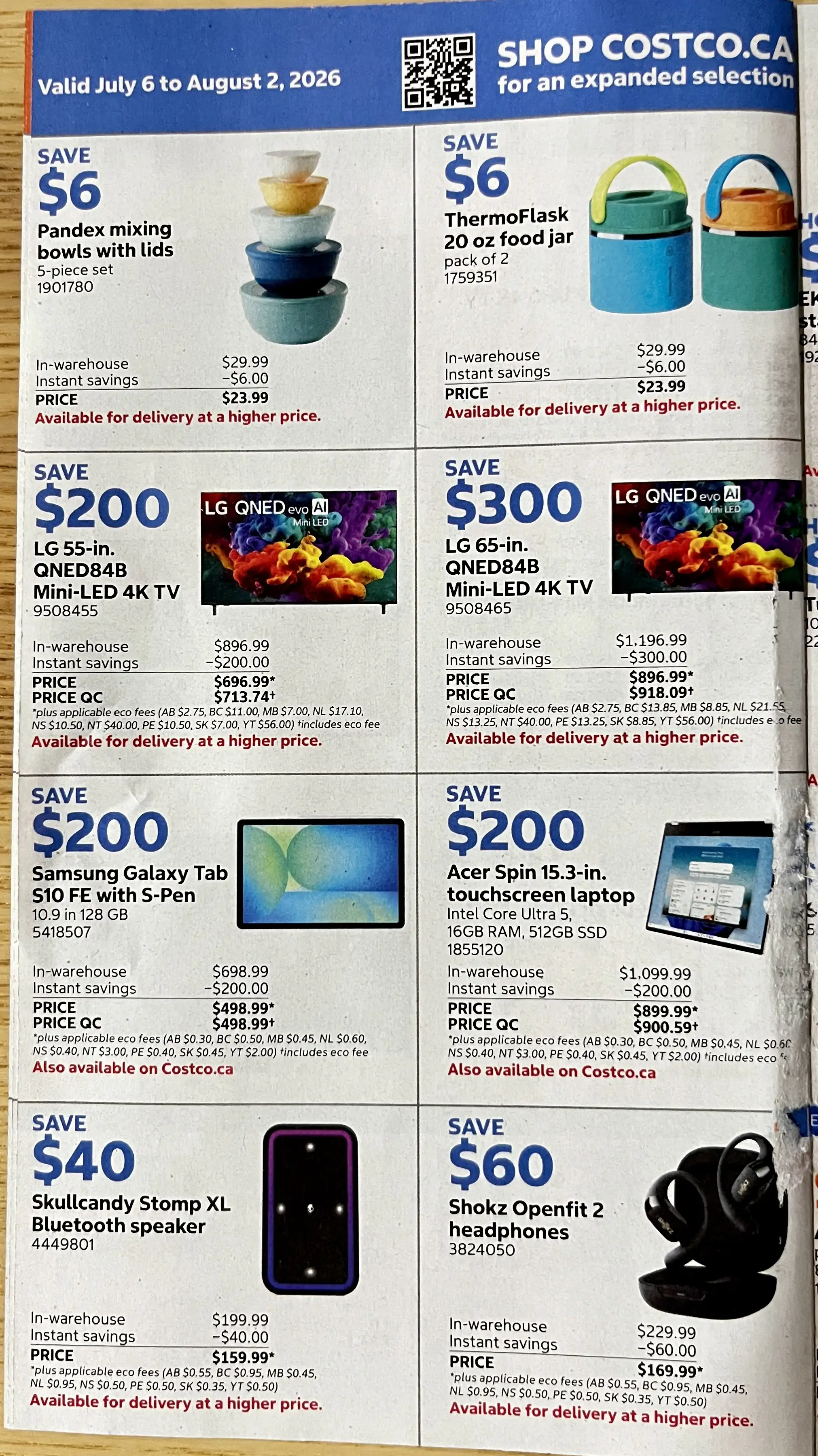 Costco flyer page 3