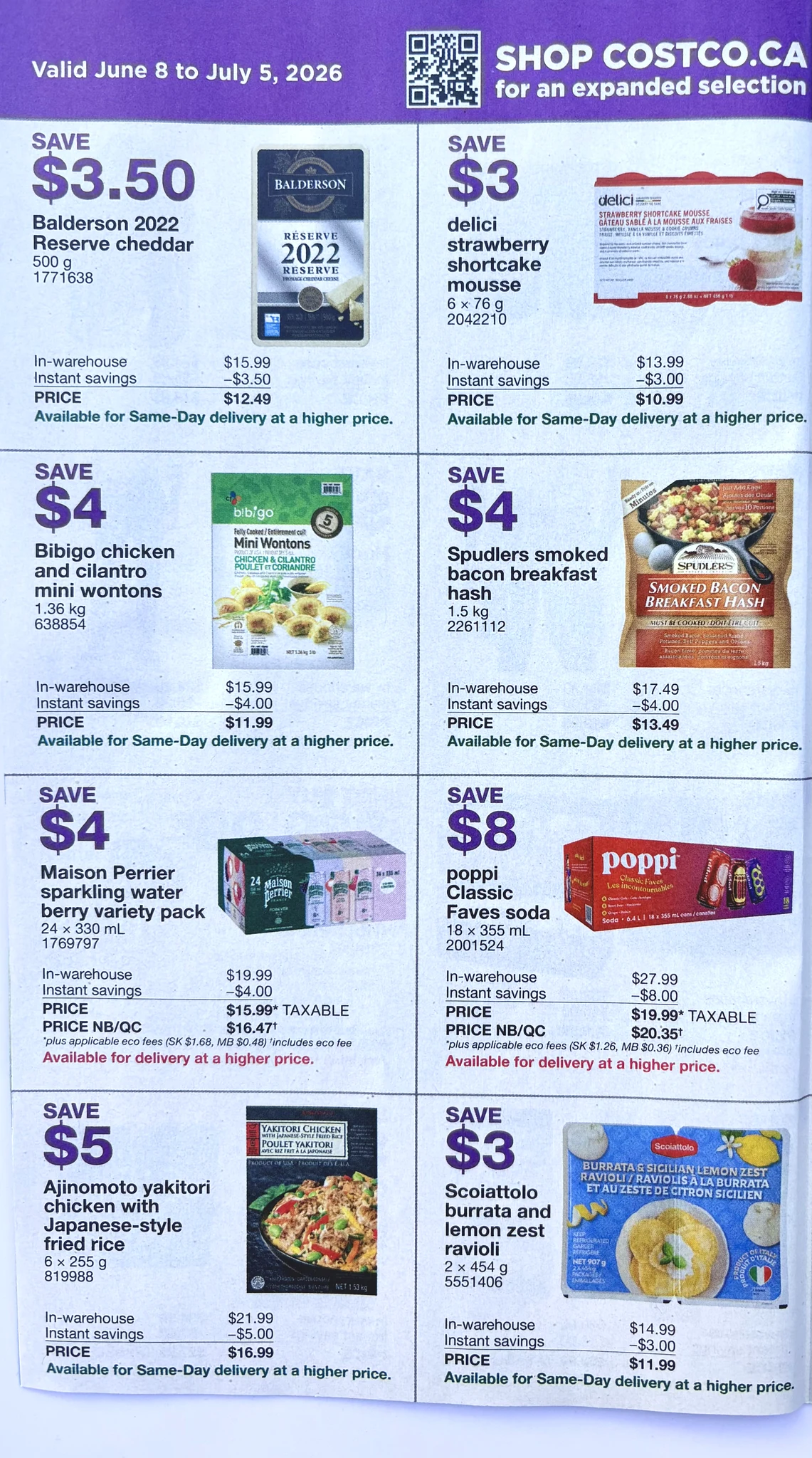 Costco flyer page 8