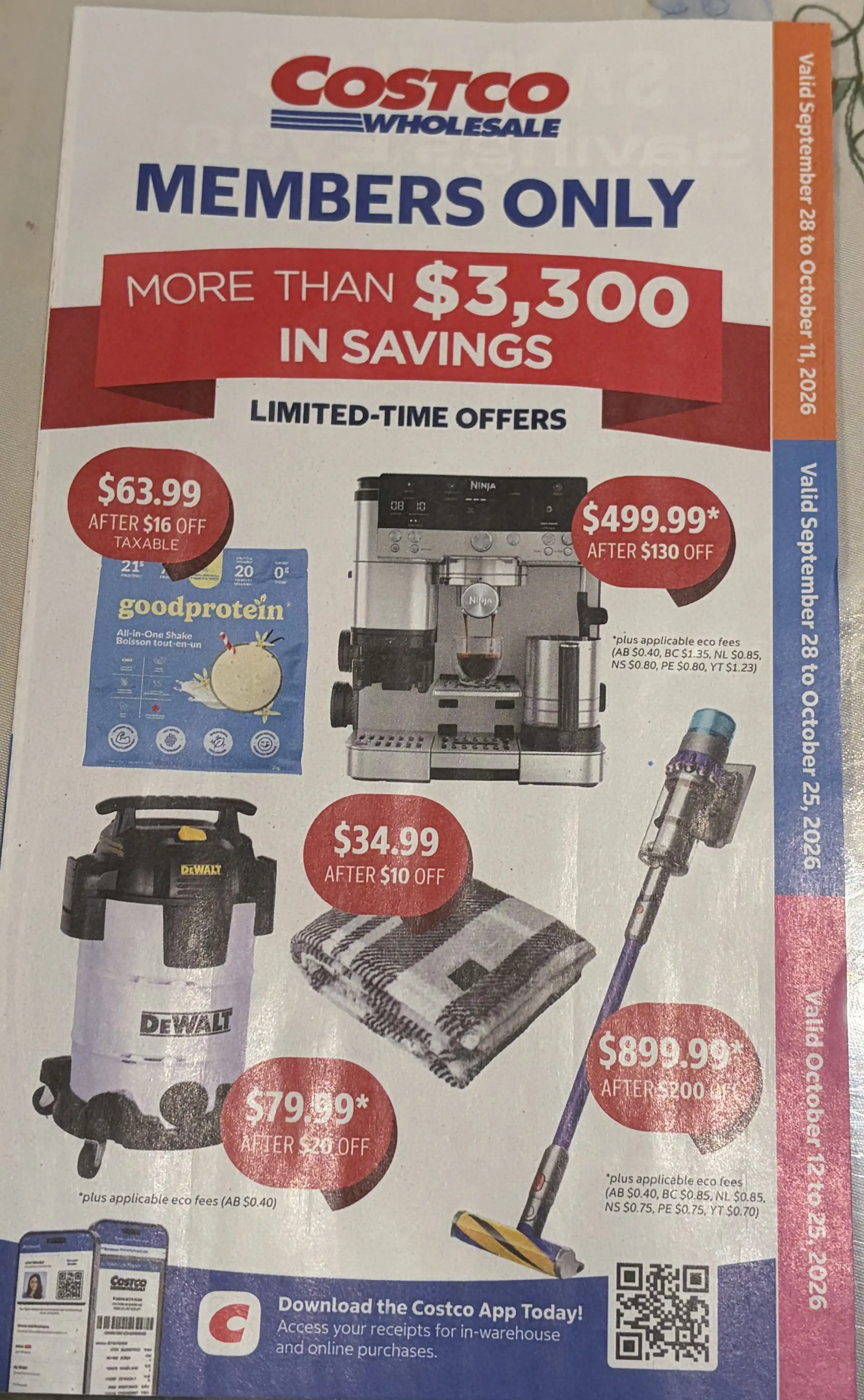 Costco flyer page 1