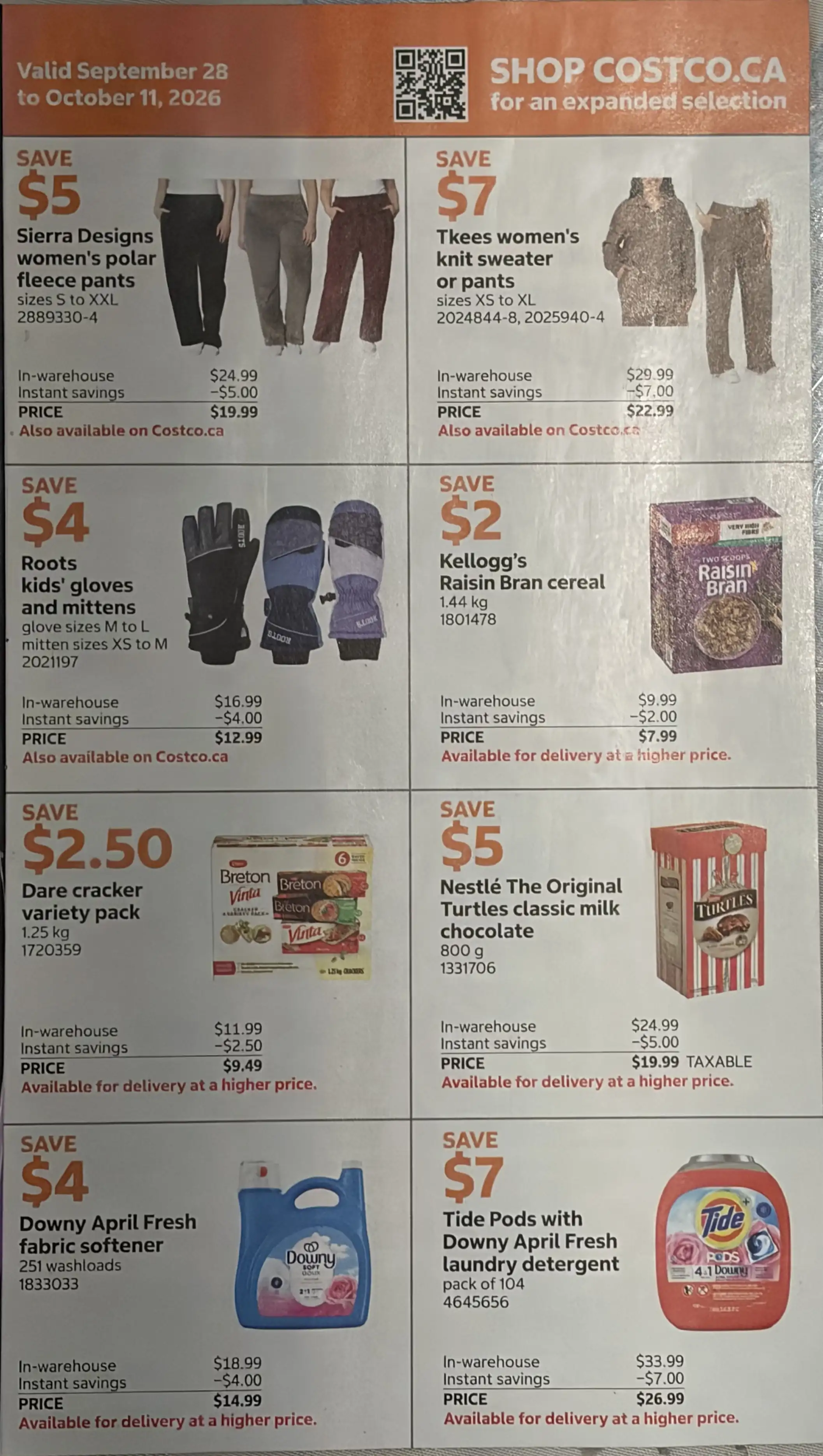 Costco flyer page 3