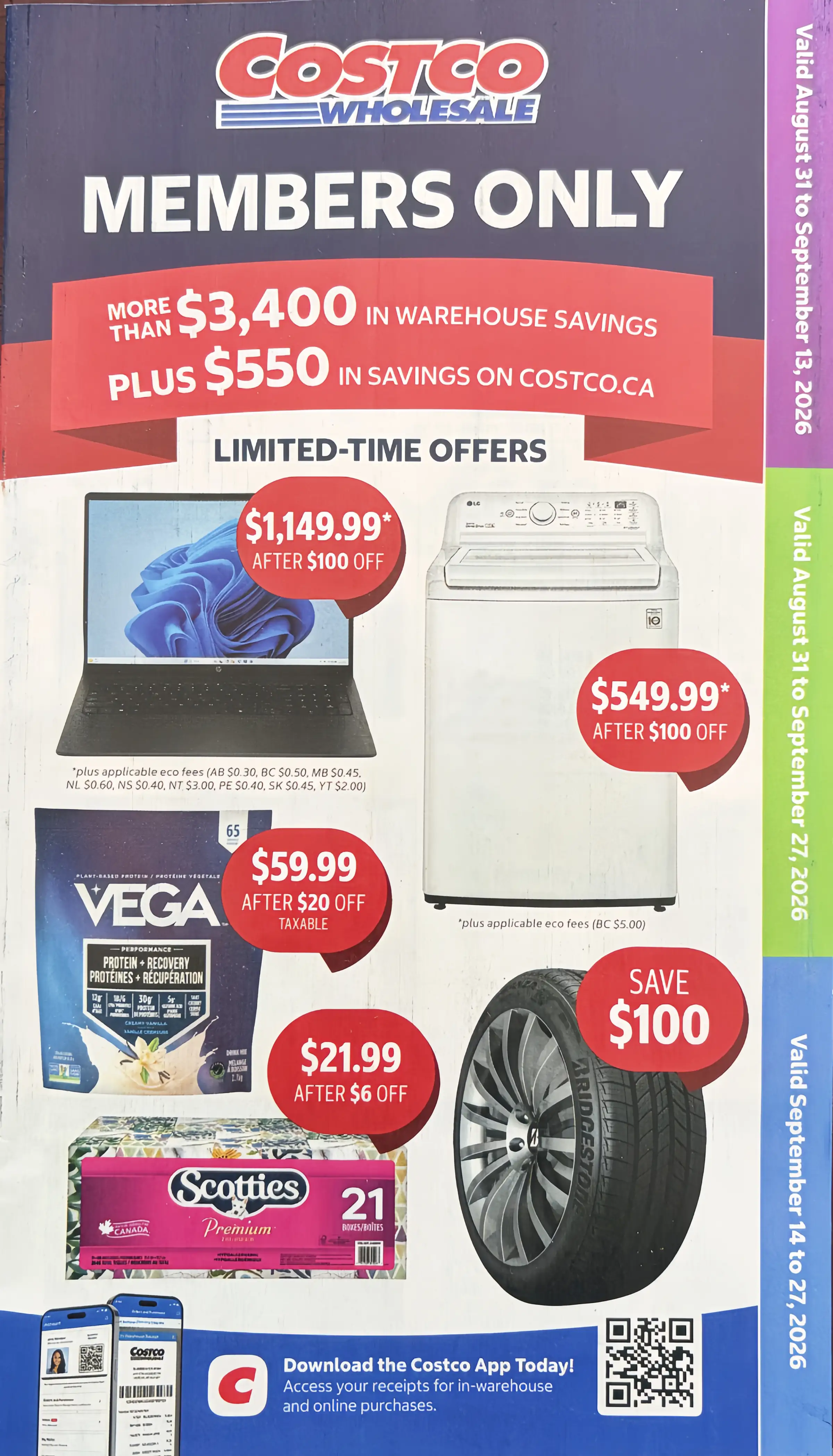 Costco flyer page 1