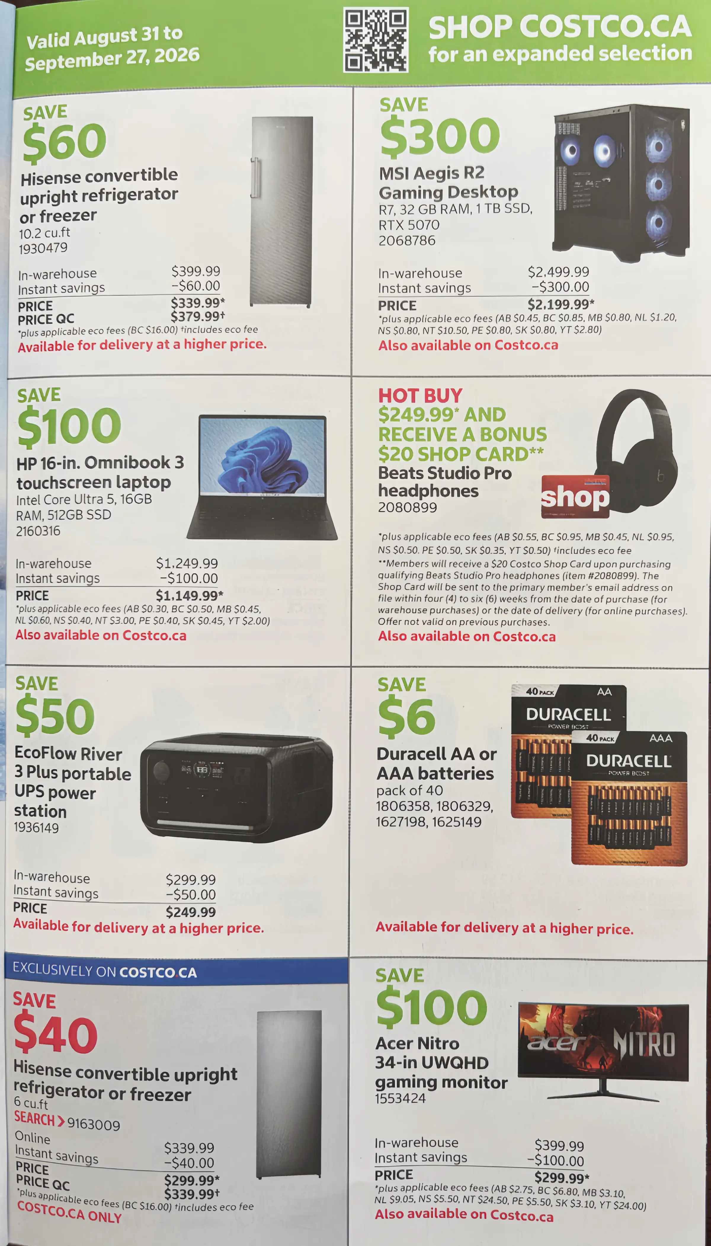 Costco flyer page 6