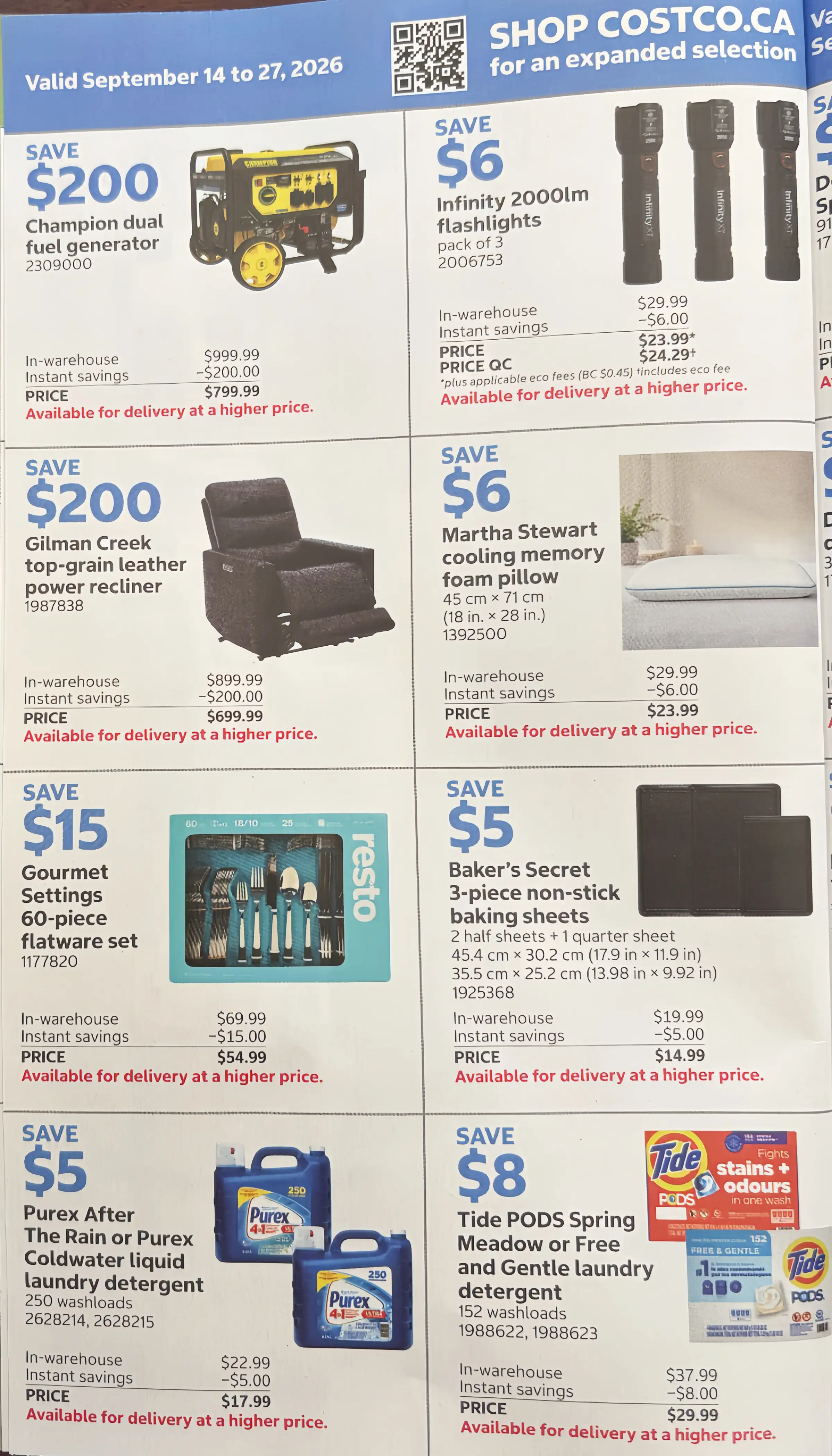 Costco flyer page 20