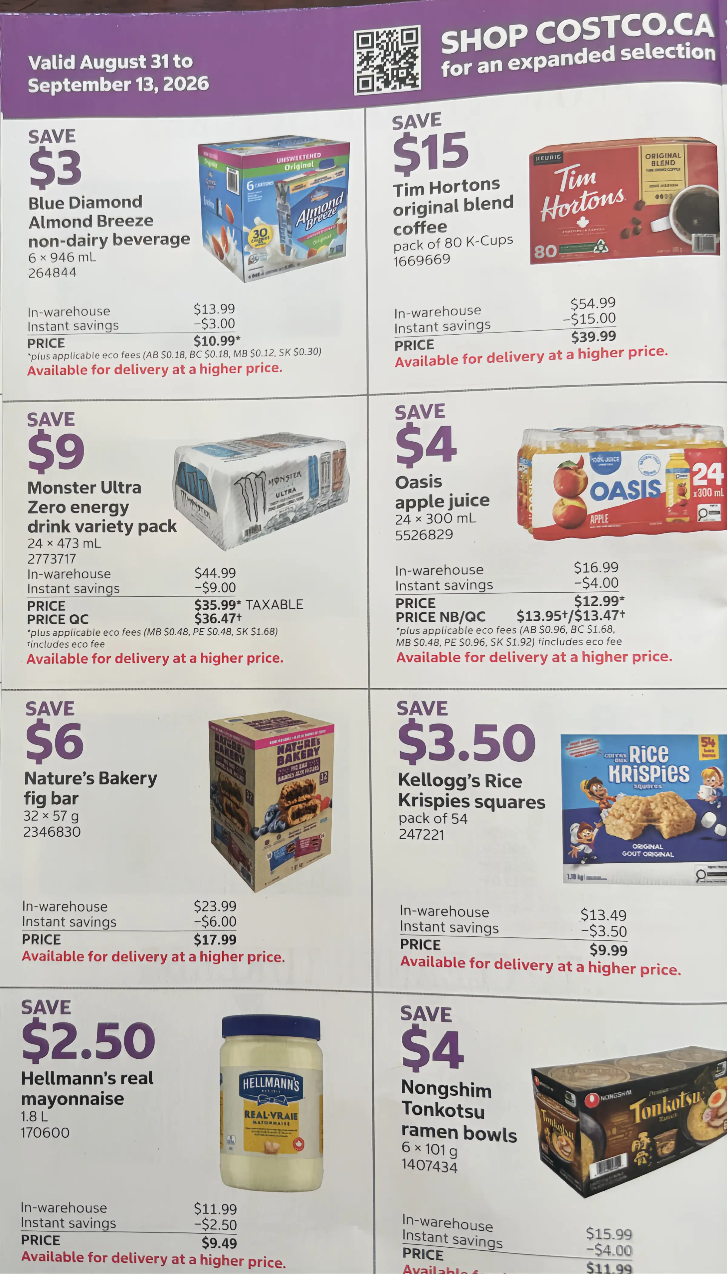 Costco flyer page 3