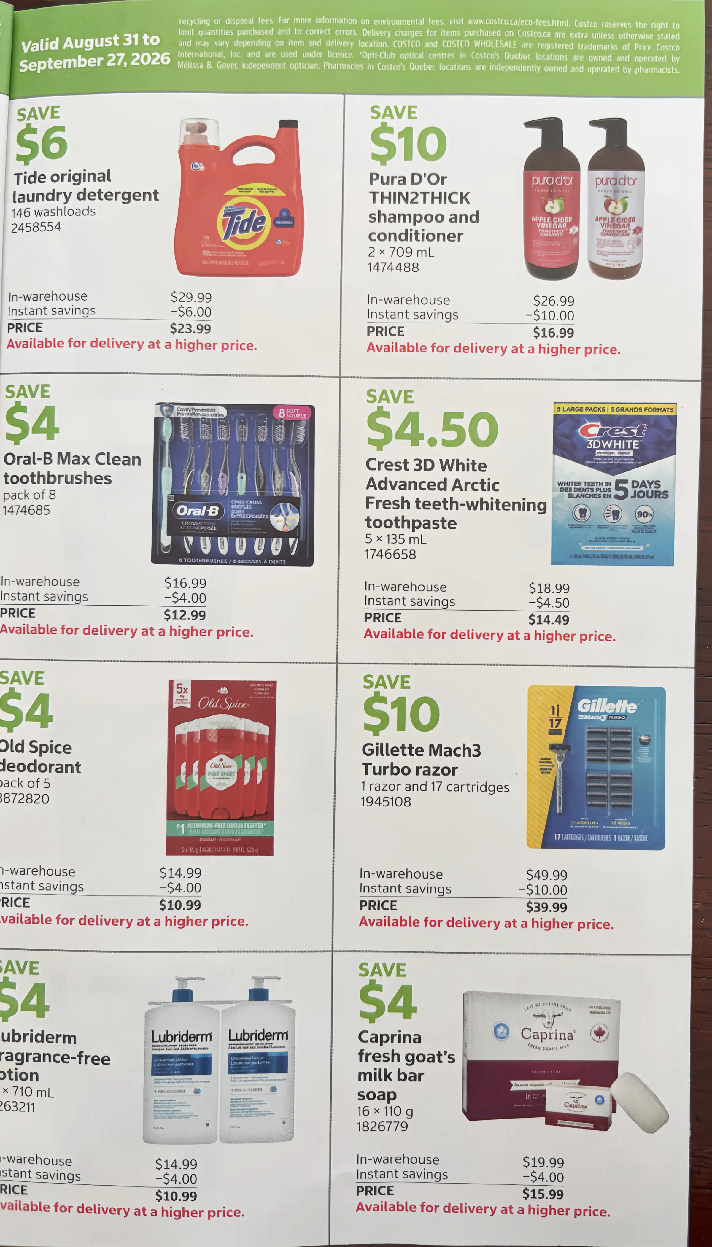 Costco flyer page 4