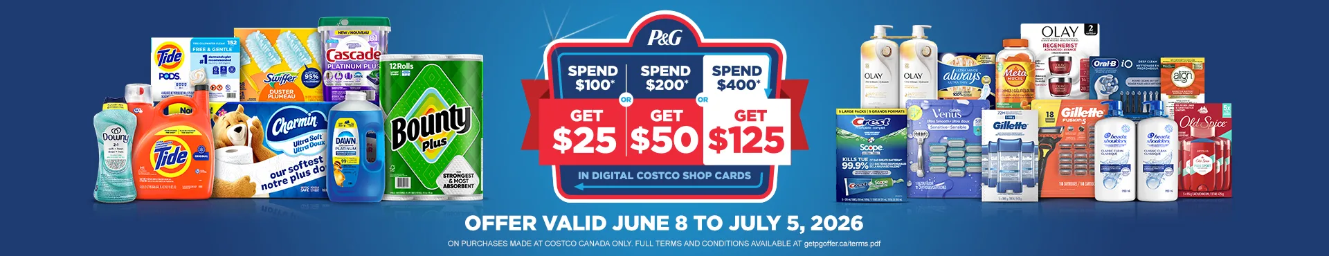 Costco Canada P&G Promotion 2026: Full Product List & Prices
