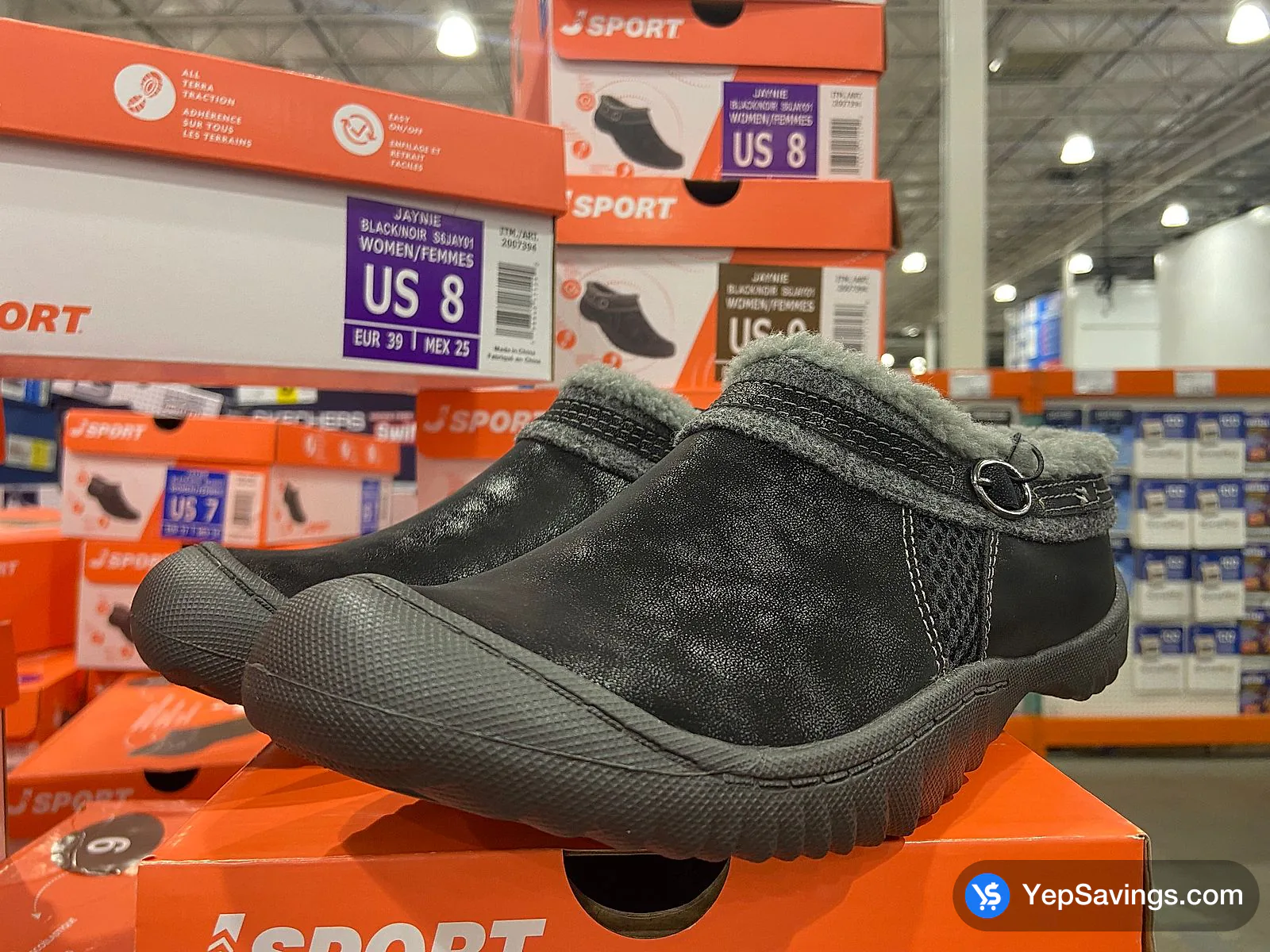 COSTCO JSPORT LINED CLOG WOMENS SIZES 6-10 (ITM 2007394)