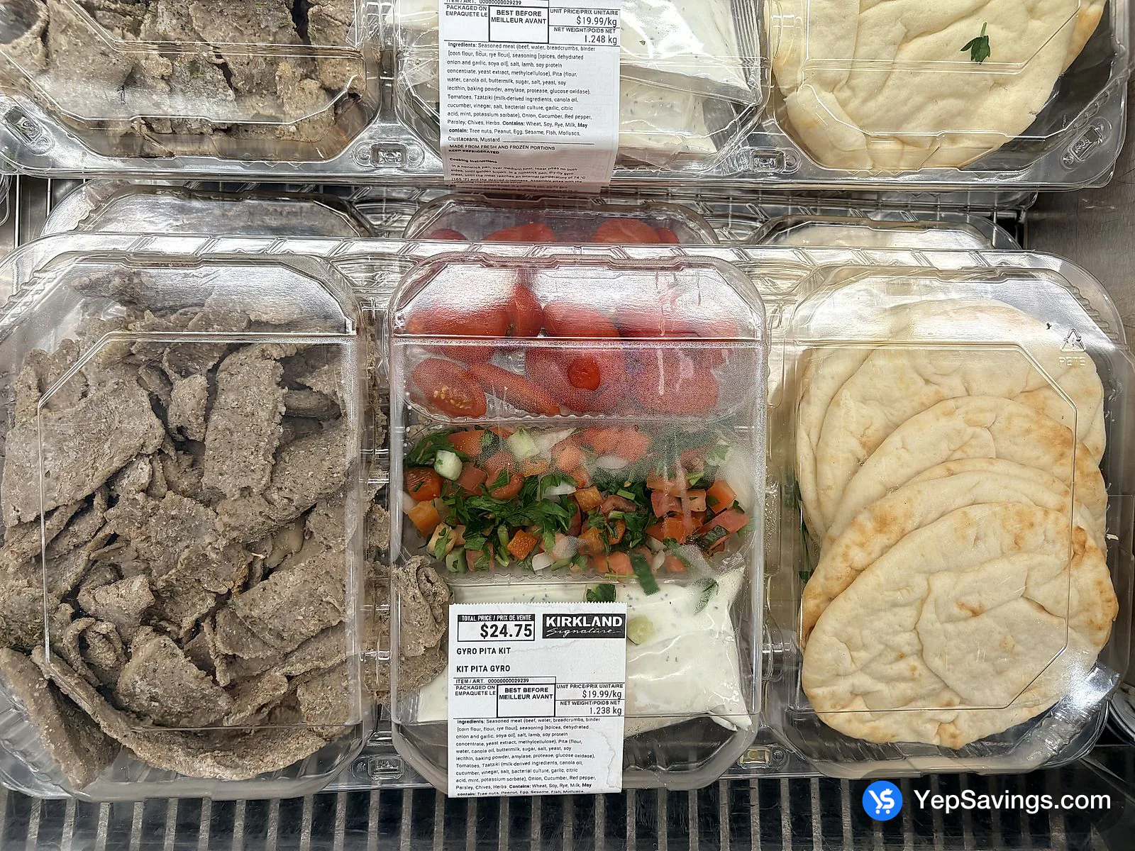 GYRO PITA GREEK STYLE ( MAKES 8 GYRO - PITA )